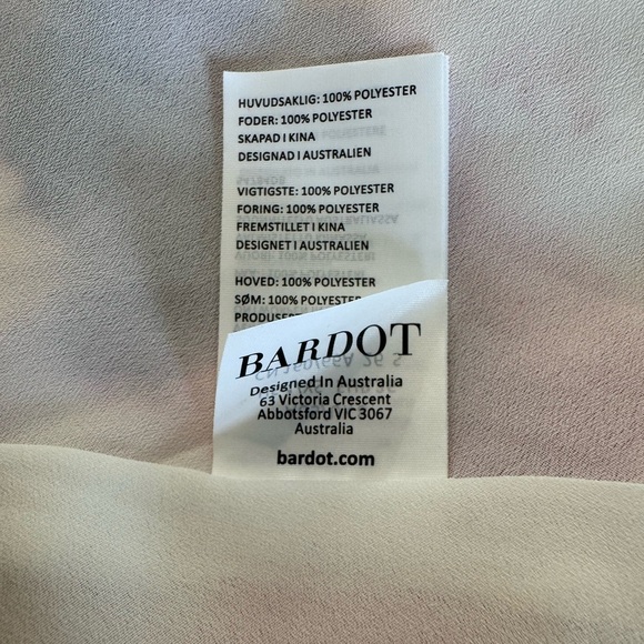 BARDOT TIE DYE SLIP DRESS Color: Purple Tie Dye Women’s Sz XS NWT - Picture 14 of 16